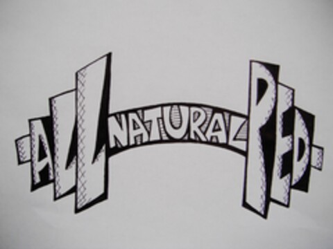 ALL NATURAL PED Logo (USPTO, 14.06.2012)
