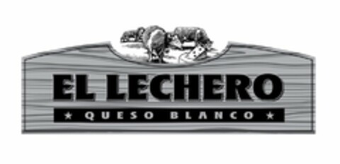 EL LECHERO Q U E S O  B L A N C O Logo (USPTO, 06/19/2012)