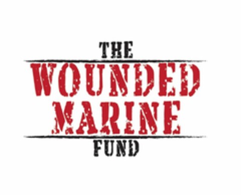 THE WOUNDED MARINE FUND Logo (USPTO, 07/12/2012)