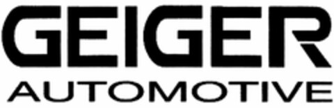 GEIGER AUTOMOTIVE Logo (USPTO, 11.01.2013)
