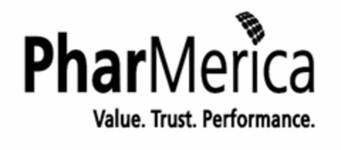 PHARMERICA VALUE. TRUST. PERFORMANCE. Logo (USPTO, 09/26/2013)