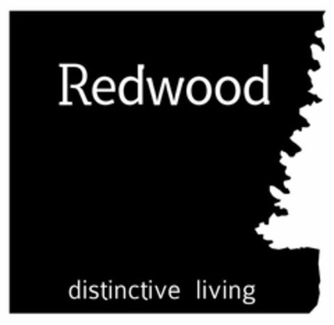 REDWOOD DISTINCTIVE LIVING Logo (USPTO, 10.10.2013)