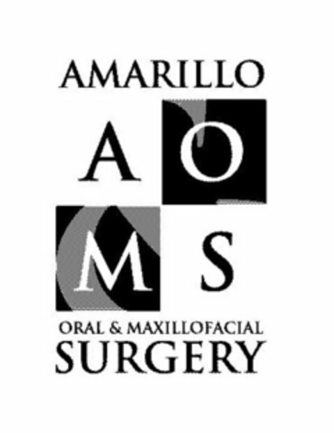 A O M S & ORAL & MAXIOLLOFACIAL SURGERY Logo (USPTO, 10/16/2013)