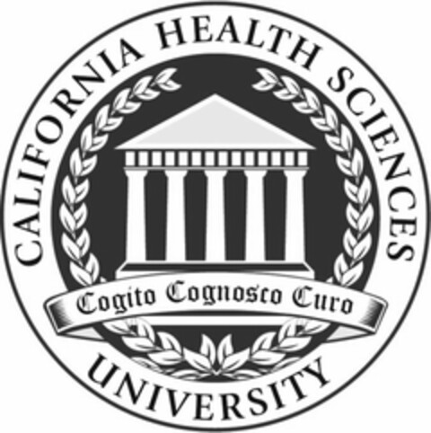 CALIFORNIA HEALTH SCIENCES UNIVERSITY COGITO COGNOSCO CURO Logo (USPTO, 30.04.2014)