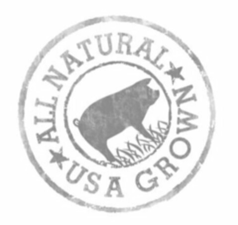 ALL NATURAL USA GROWN Logo (USPTO, 03.06.2014)