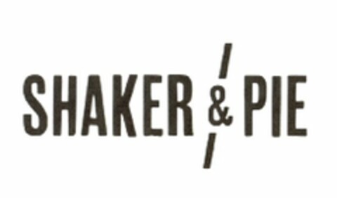 SHAKER & PIE Logo (USPTO, 30.07.2014)