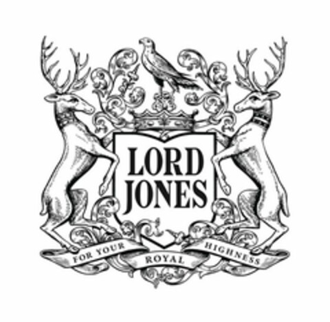 LORD JONES FOR YOUR ROYAL HIGHNESS Logo (USPTO, 09/09/2014)