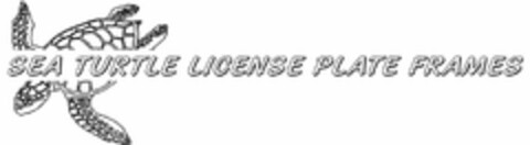 SEA TURTLE LICENSE PLATE FRAMES Logo (USPTO, 07.10.2014)