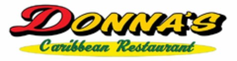 DONNA'S CARIBBEAN RESTAURANT Logo (USPTO, 28.01.2015)