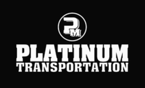 PM PLATINUM TRANSPORTATION Logo (USPTO, 02/12/2015)