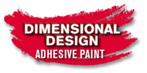 DIMENSIONAL DESIGN ADHESIVE PAINT Logo (USPTO, 05/04/2015)