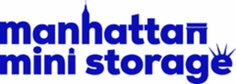 MANHATTAN MINI STORAGE Logo (USPTO, 29.06.2015)