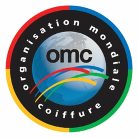 OMC ORGANISATION MONDIALE COIFFURE Logo (USPTO, 09.12.2015)