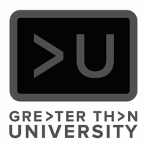 >U GRE>TER TH>N UNIVERSITY Logo (USPTO, 28.01.2016)