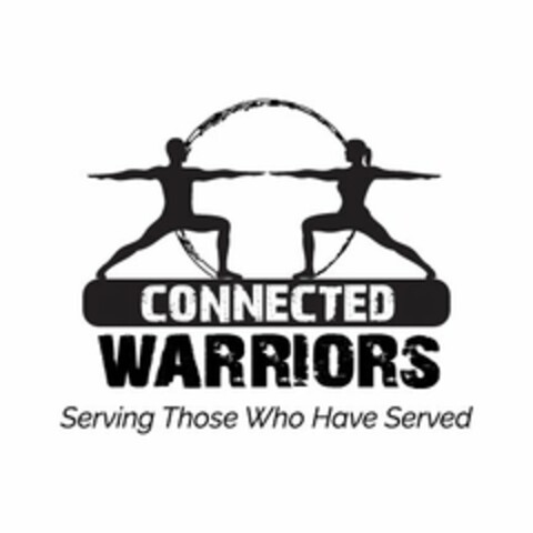 CONNECTED WARRIORS SERVING THOSE WHO HAVE SERVED Logo (USPTO, 01.07.2016)