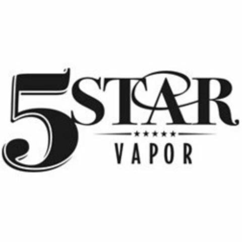 5 STAR VAPOR Logo (USPTO, 27.02.2017)