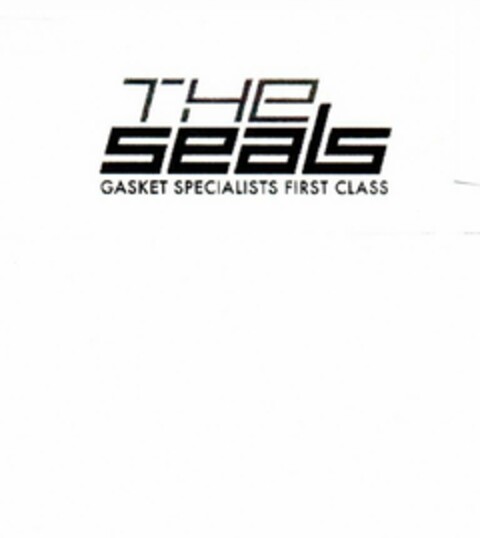 THE SEALS GASKET SPECIALISTS FIRST CLASS Logo (USPTO, 05/25/2017)