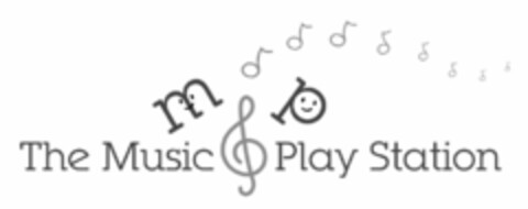 M P THE MUSIC PLAY STATION Logo (USPTO, 14.06.2017)