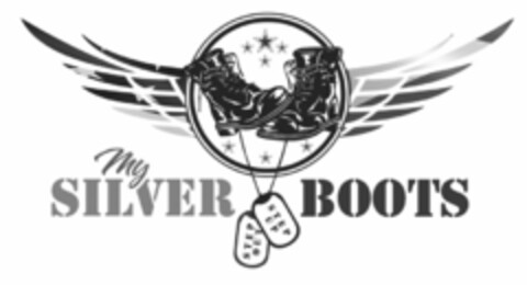 MY SILVER BOOTS STEP OUT STEP UP Logo (USPTO, 30.06.2017)