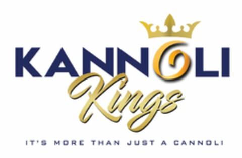 KANNOLI KINGS IT'S MORE THAN JUST A CANNOLI Logo (USPTO, 07/19/2017)