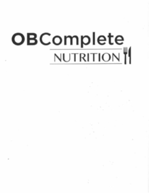 OBCOMPLETE NUTRITION Logo (USPTO, 25.10.2017)