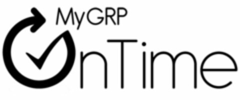 MY GRP ON TIME Logo (USPTO, 06.05.2018)