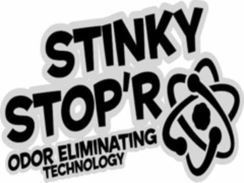 STINKY STOP'R ODOR ELIMINATING TECHNOLOGY Logo (USPTO, 05/24/2018)