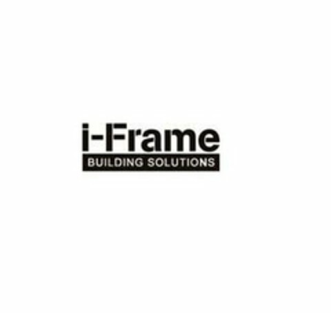 I-FRAME BUILDING SOLUTIONS Logo (USPTO, 21.11.2018)