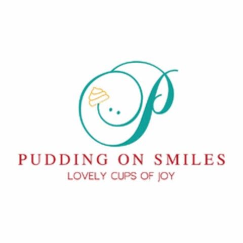 P PUDDING ON SMILES LOVELY CUPS OF JOY Logo (USPTO, 26.11.2018)