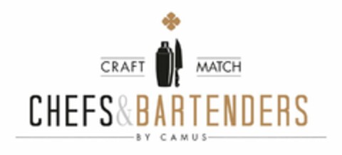 CRAFT MATCH CHEFS & BARTENDERS BY CAMUS Logo (USPTO, 02.07.2019)