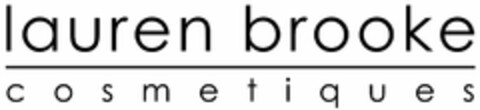 LAUREN BROOKE COSMETIQUES Logo (USPTO, 08/23/2019)