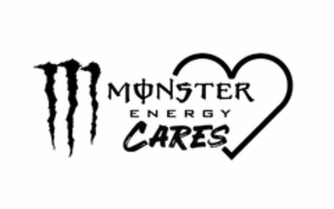 M MONSTER ENERGY CARES Logo (USPTO, 08.11.2019)