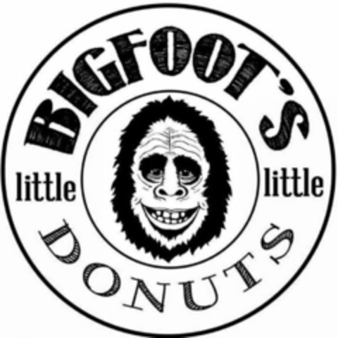 BIGFOOT'S LITTLE DONUTS Logo (USPTO, 09.12.2019)