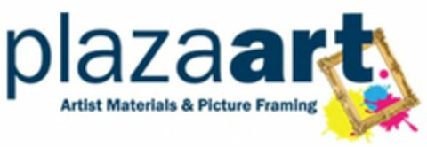 PLAZAART. ARTIST MATERIALS & PICTURE FRAMING Logo (USPTO, 29.06.2020)