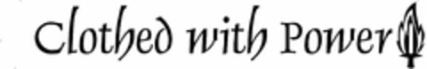 CLOTHED WITH POWER Logo (USPTO, 09/08/2020)