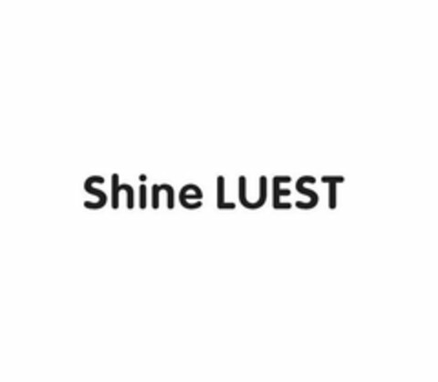 SHINE LUEST Logo (USPTO, 15.09.2020)