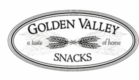 GOLDEN VALLEY SNACKS A TASTE OF HOME Logo (USPTO, 01/26/2009)