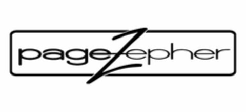 PAGEZEPHER Logo (USPTO, 09.03.2009)