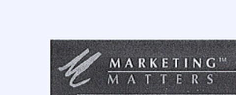 M MATTERS MARKETING Logo (USPTO, 07.04.2009)