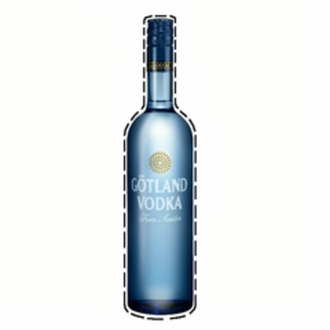 GOTLAND VODKA FROM SWEDEN IMPORTED Logo (USPTO, 24.09.2009)