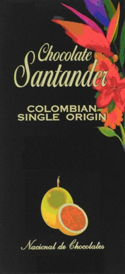 CHOCOLATE SANTANDER COLOMBIAN SINGLE ORIGIN NACIONAL DE CHOCOLATES Logo (USPTO, 11/25/2009)