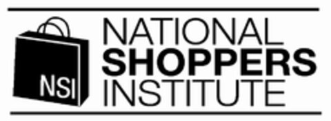 NSI NATIONAL SHOPPERS INSTITUTE Logo (USPTO, 03.05.2010)