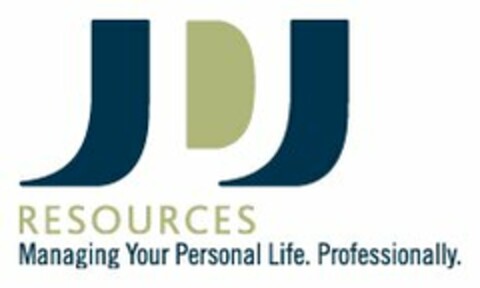 JDJ RESOURCES: MANAGING YOUR PERSONAL LIFE. PROFESSIONALLY. Logo (USPTO, 18.05.2011)