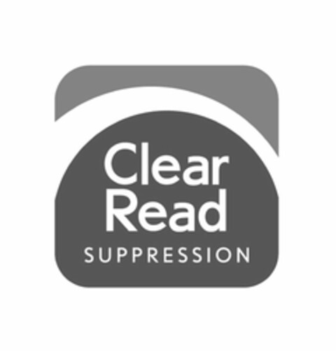 CLEAR READ SUPPRESSION Logo (USPTO, 10.02.2012)