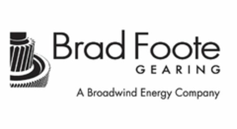 BRAD FOOTE GEARING A BROADWIND ENERGY COMPANY Logo (USPTO, 12.03.2012)