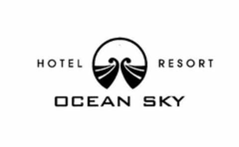 OCEAN SKY HOTEL RESORT Logo (USPTO, 15.10.2012)