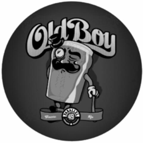 OLD BOY CLASSIC ALE PARALLEL 49 BREWING COMPANY Logo (USPTO, 09.11.2012)