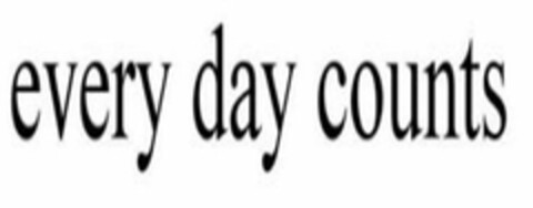 EVERY DAY COUNTS Logo (USPTO, 13.05.2013)