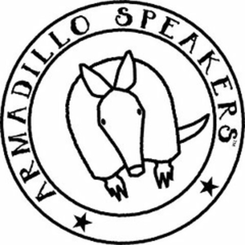 ARMADILLO SPEAKERS Logo (USPTO, 08/15/2013)