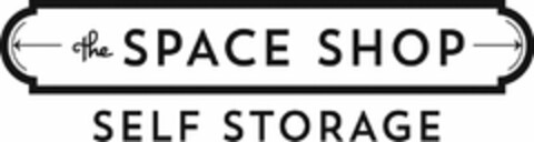 THE SPACE SHOP SELF STORAGE Logo (USPTO, 07.02.2014)